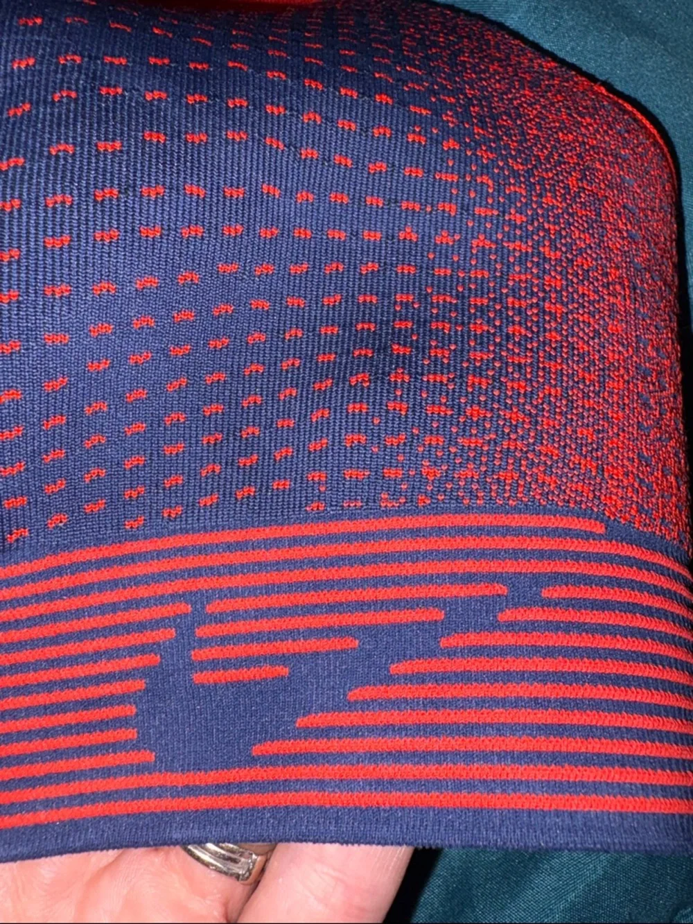 NIKE Swoosh FLY KNIT 2.0 - SPEED RED/BLUE WOMEN - XL
